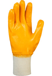 Перчатки DOG Нитролл 1.0мм желтые РП (манж.полн.покр)